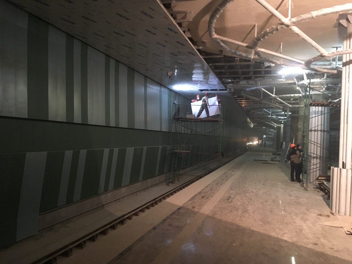 Станция метро Стрелка в Нижнем Новгороде